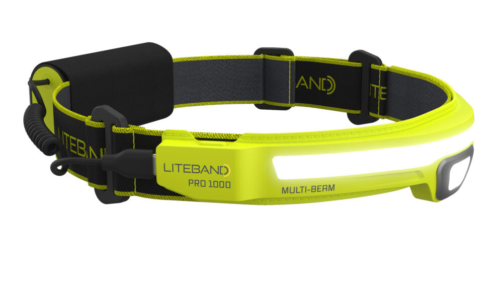 PRO 1000 LED Multi Beam Rechargeable Headlamp