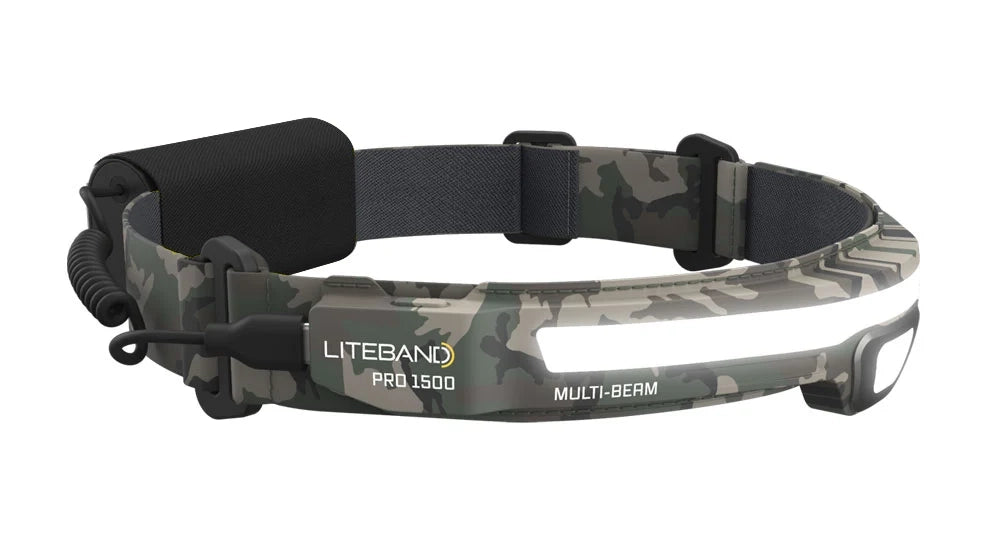 PRO 1500 Lumen LED Multi-Beam Rechargeable Headlamp