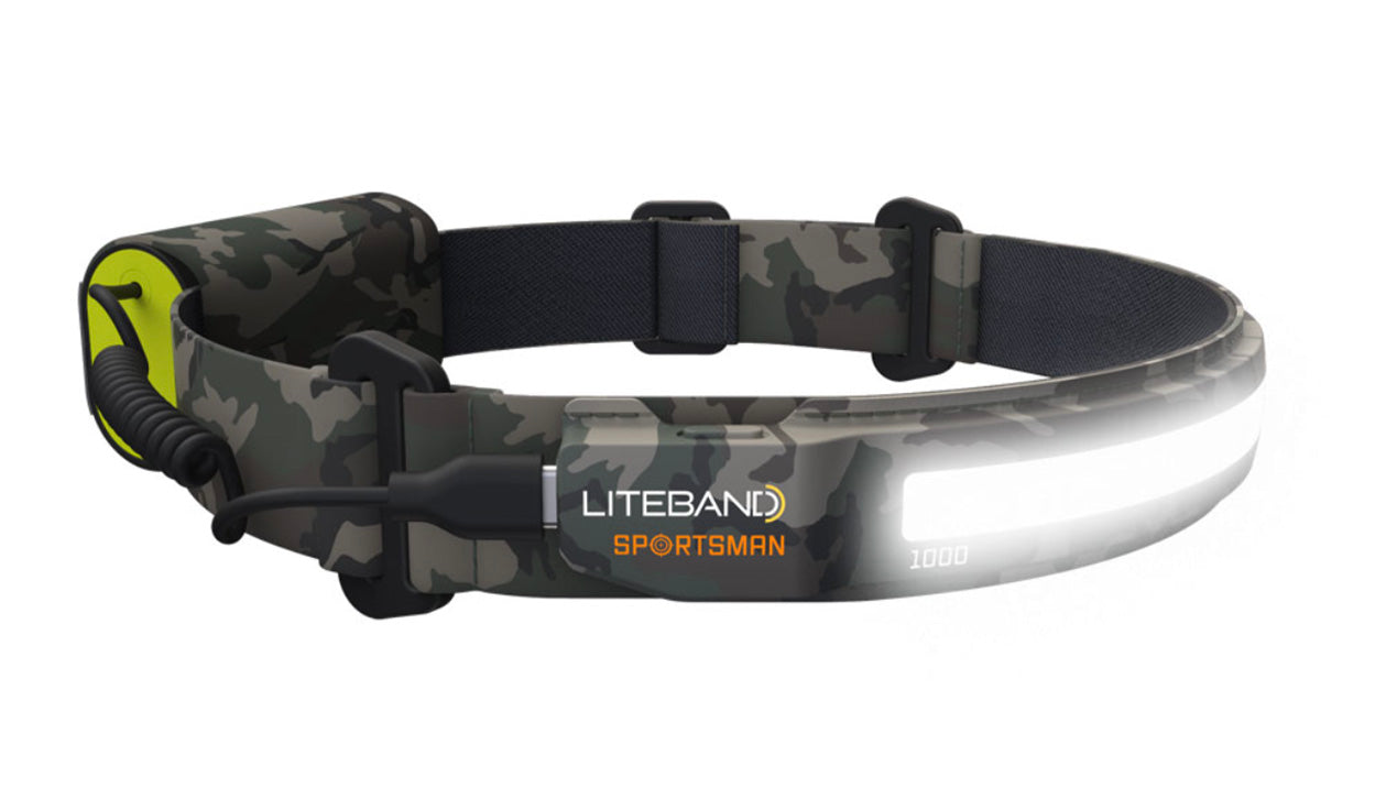 PRO 1000 LED Wide Beam Rechargeable Headlamp