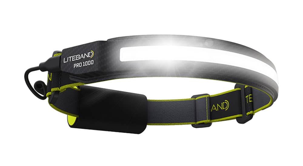 PRO 1000 LED Wide Beam Rechargeable Headlamp