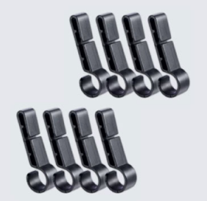 (8) Hard hat clips