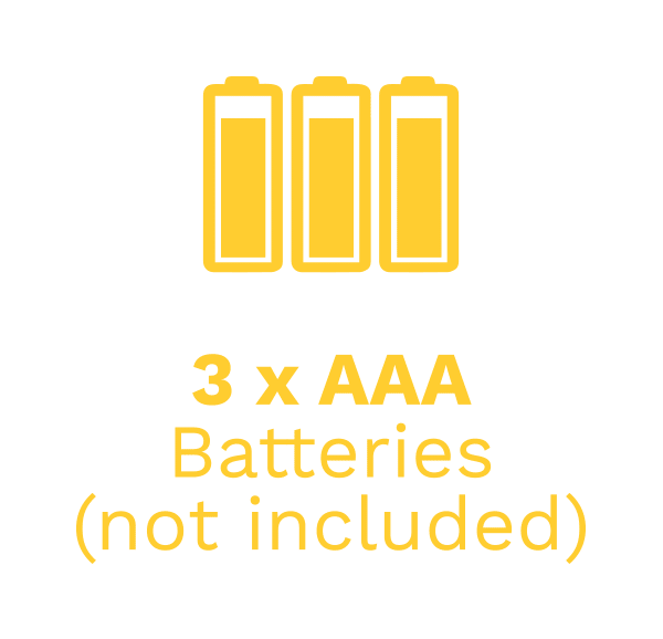 3x AAA Batteries